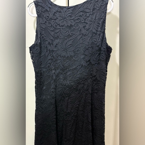 JM Collection Black Midi Dress​ - Picture 2 of 3